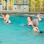 elderly citizens in a swimming pool Christwood