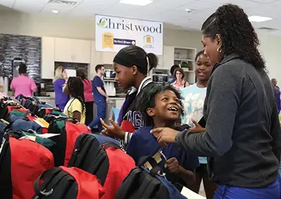 urban community kids and teachers