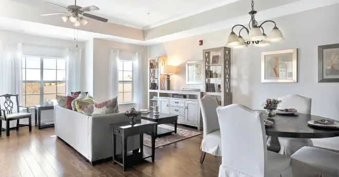 an independent living furnished apartment