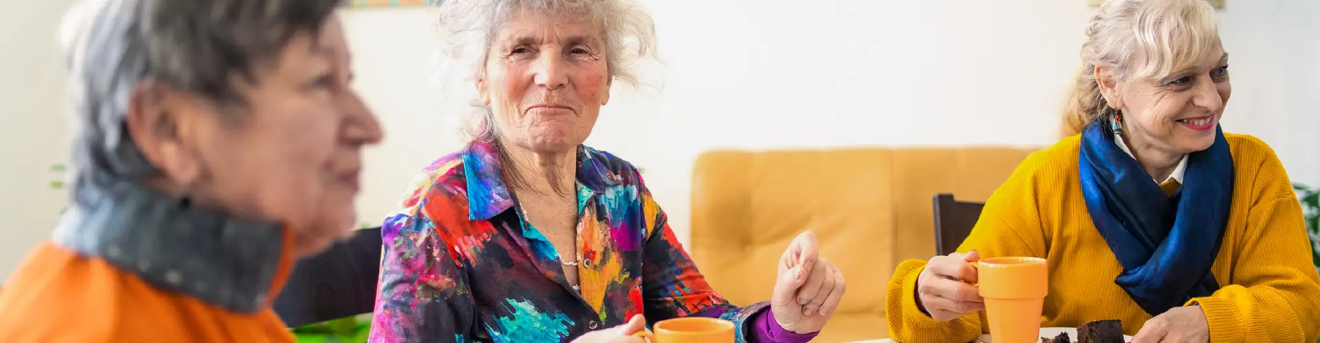 a group of women enjoying a meal